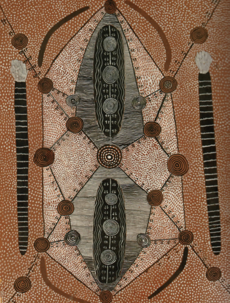 Un arbre des Sephirots dans une peinture aborigène d’Australie